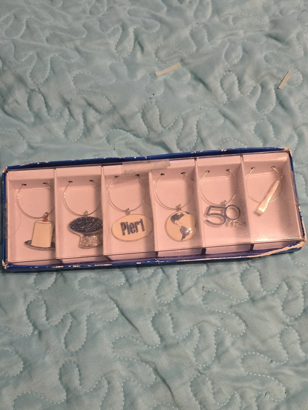 Pier 1 50th Anniversary Wine Glass Charms